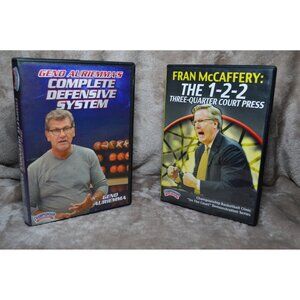 Instructional Basketball DVD Lot of 2 Defensive Court Press Coaching Educational